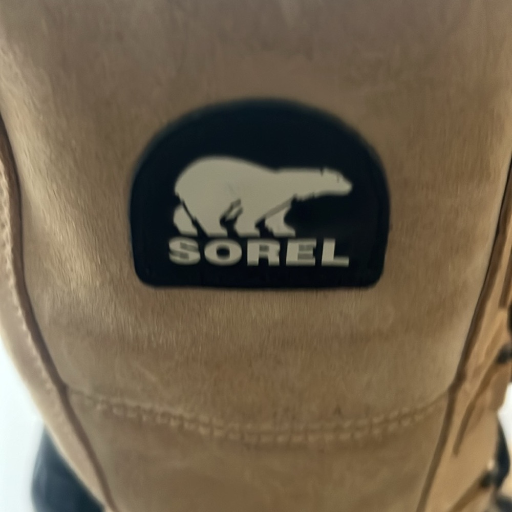 Sorel Tan Tivoli Il High Waterproof Lace Up Winter Boots Women's size 7 - Picture 4 of 8